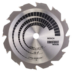 Disco Serra Circular Bosch Construct Wood Ø184X16mm 12D
