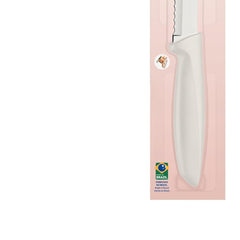Faca Para Pão Tramontina Plenus Lâmina 7 Polegadas Aço Inox Cabo Polipropileno Off White Profissional