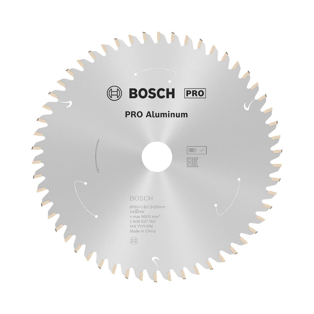 Disco Serra Circular Bosch Pro Aluminium Cordless 165mm 54D