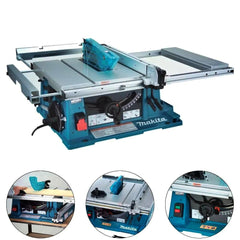 Serra Circular de Bancada 255mm 1650W 4800 RPM Madeira Industrial Angulo com Mesa 2704 220V Makita
