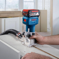Tupia De Palma Bosch Glf 18V-8 1 Fresa 2 Pinças Sem Bateria