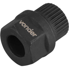 Soquete Multidentado 33 Dentes 22Mm Para Polia Alternador Vonder Aço Resistente