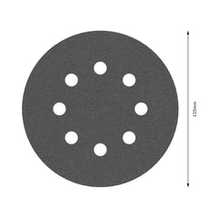 Disco De Lixa Bosch Pro F355 125mm Grano 320 - 5 Unidades