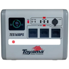 Estação de Energia Portátil Power Bank Toyama TES1650PS 220V Gerador Solar Silencioso para Camping Trailers e Emergência