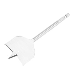 Broca Chata Para Madeira 55mm 150mm (6 Pol) Haste Sextavada Aço 45 MTX 704359 - Perfuração Precisa