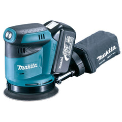 Lixadeira Roto Orbital 18V LXT Sem Fio Com 2 Baterias Carregador Maleta 125MM DBO180RFE Makita