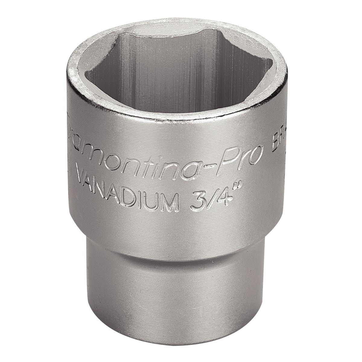 Soquete Sextavado 38mm Aço Cromo Vanádio Encaixe 3/4'' Tramontina PRO Hyper Drive Din 3124