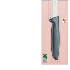 Faca Para Pão Tramontina Plenus 8 Polegadas Lâmina Aço Inox Cabo Polipropileno Cinza Resistente
