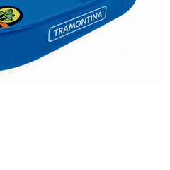 Caçamba Rasa 50 L Aço Azul 0,6 mm Capacidade 50L Durável Resistente Tramontina