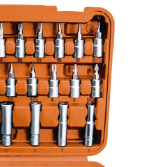 Kit Ferramentas 52 Peças Maleta 13 Soquetes 4‑14 mm Tramontina Pro