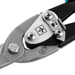 Tesoura Para Chapa Bico Longo 290mm Aço Cromo Molibdênio 1.2mm 0.7mm Corte Reto