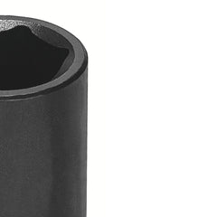 Soquete Impacto Sextavado Longo 7/8'' 1/2'' Encaixe Hyper Drive Aço Cromo Molibdênio Forjado Tramontina PRO