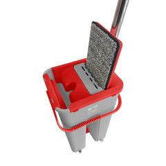 MOP Multiuso WAP Duplo Compacto Limpeza Rápida para Todos os Pisos, Pano de Microfibra