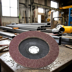 Disco Flap 180 mm G100 Fibra Cônico Aço Tradestar