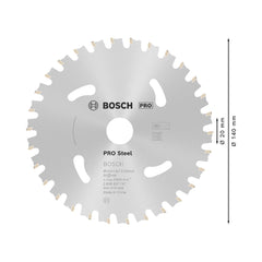 Disco De Serra Circular Bosch Pro Steel Cordless 140mm 30D