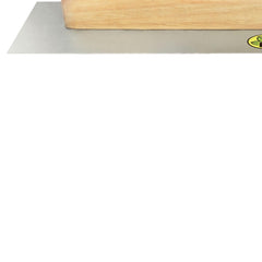 Desempenadeira Metálica 12 X 48 CM Base Lisa Sem Dentes Acabamento Liso Cabo Madeira Tramontina