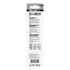 Broca Chata Madeira 18mm 150mm Aço 45 Ângulo 135° MTX 704109 Durável
