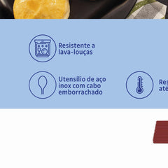 Pincel Culinário Tramontina Softta De Silicone Vermelho Resistente Até 210 Graus Celsius Antiaderente
