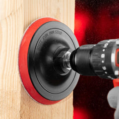 Disco Para Lixa De Velcro Com Adaptador Rosca M14 Para Furadeira 115mm 12500rpm MTX 762189