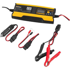 Carregador Inteligente Bateria 12-80Ah 6/12V 127/220V Vonder CIB085 Proteção Curto-Circuito