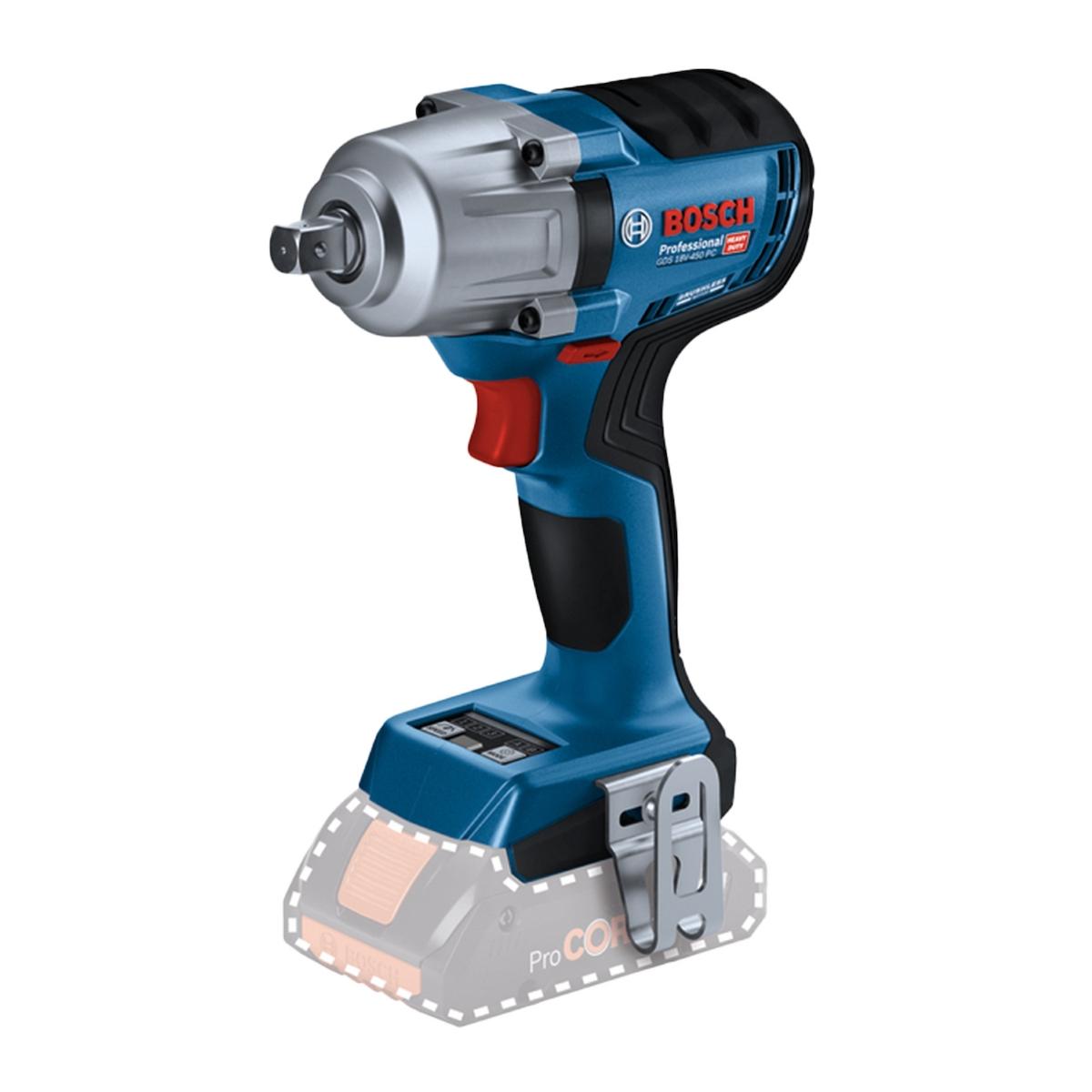 Chave De Impacto Bosch Gds 18V-450 Pc Sem Bateria