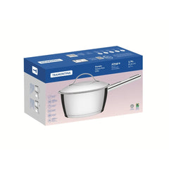Panela Tramontina Allegra Aço Inox Fundo Triplo 20 cm 2,7 L Indução