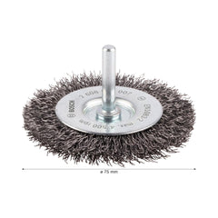 Escova De Aço Bosch Pro Metal Clean Ondulado 75mm