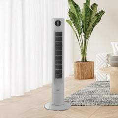 Ventilador Torre WAP Air Breeze 220V 60W 1400 RPM Digital com Oscilação e Controle Remoto