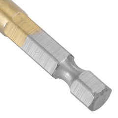 Broca Aço Rápido Nitreto Titânio 7mm Haste SEXTAVADA 1PC Profissional MTX R4M3