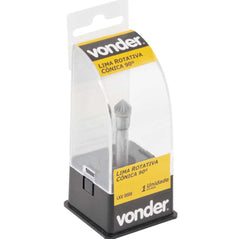 Lima Rotativa Cônica 90° 6 mm x 3 mm com Haste 6 mm Vonder