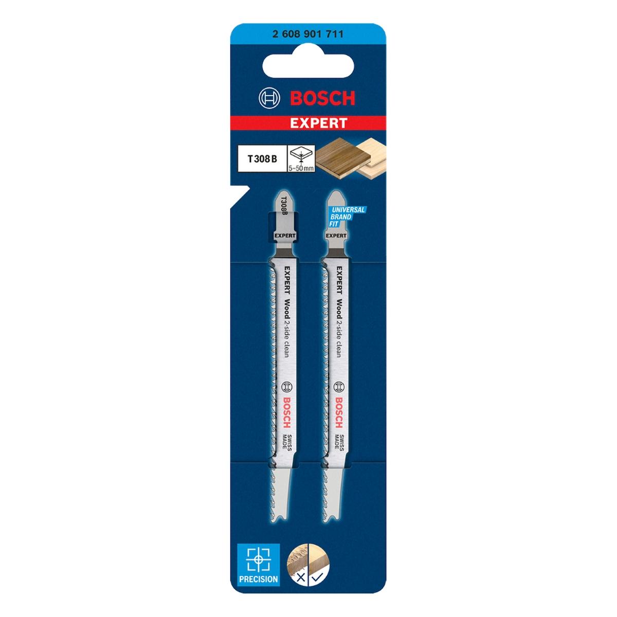 Lâmina Serra Ticotico Bosch Wood 2-Sideclean T308B 2Pçs