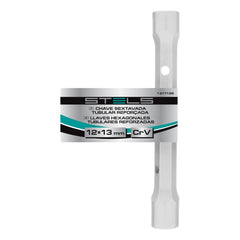 Chave Sextavada Tubular Reforçada 12-13mm Cromo Vanádio Stels 1377155