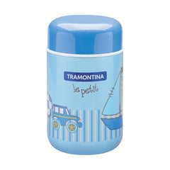 Pote Térmico Tramontina Le Petit Azul 400 Ml Infantil Aço Inox Parede Dupla