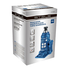 Macaco Hidráulico Garrafa 16T Elevação 230-460mm Stels 5110955 Aço Semi-profissional