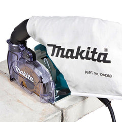 Serra Mármore 125mm 1450W 12000 RPM Industrial com Coletor de Pó Disco Chave 4100KB 220V Makita