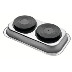 Bandeja Magnética Retangular 240x40x30mm Tramontina PRO Aço Inox Parafusos Ferramentas