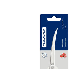 Faca Para Tomate Tramontina Ultracorte 5 Polegadas Lâmina Aço Inox Cabo Polipropileno Microsserrilhada