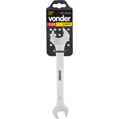 Chave Fixa 20 mm x 22 mm em Aço Cromo Vanádio Vonder