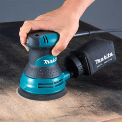 Lixadeira Roto Orbital 125Mm Industrial 300W Com Lixa Saco Coletor BO5031 220V Makita