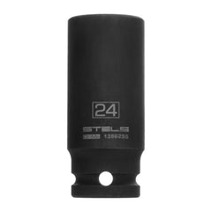 Soquete Impacto Longo 1/2'' Hexagonal 24mm Stels