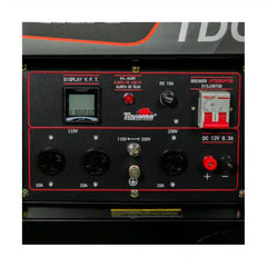 Gerador Diesel 2,2KVA Monofásico Bivolt 115/230V Partida Manual TDG2500XP Toyama
