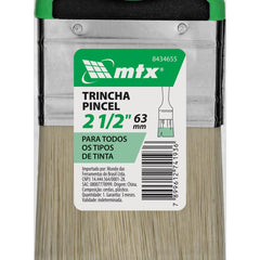 Trincha 2 1/2'' Multiuso Cerdas Sintéticas Cabo 2 Componentes MTX