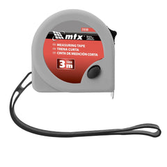 Trena Curta 3m 16mm Plástico ABS Fine MTX 310169 Medição Precisa