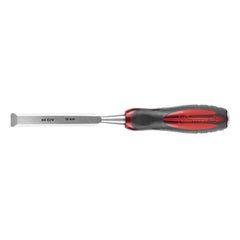 Formão Chanfrado Cabo Dupla Injeção Emborrachado 5/8'' 16mm MTX 245119 Aço Cromo-Vanádio 65 HRC