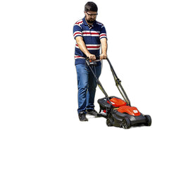 Cortador de Grama Elétrico Toyama TLM320E1-X 1000W 220V Corte 32cm com Recolhedor Rígido 30 Litros Jardim Residencial