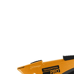 Estilete Segurança Autorretrátil 3 Lâminas Laranja Tramontina PRO