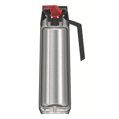 Garrafa Térmica Tramontina Exata Aço Inox 1 L Com Ampola Em Aço E Trava Antidigital