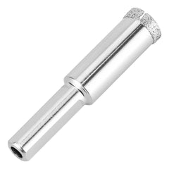 Broca Diamantada Para Vidro 14mm Haste Triangular Aço 45 Perfuração Precisa Sem Lascas