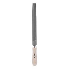 Lima Meia Cana 200MM 8'' Cruzado 2 Aço Carbono Cabo Madeira MTX 1632655 Para Metais Alta Durabilidade