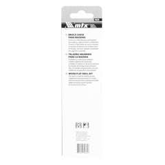 Broca Chata 40mm 150mm Aço 45 Haste Hexagonal MTX 704329 Para Madeira